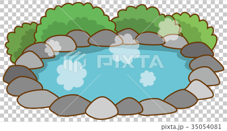 温泉のイメージイラストのイラスト素材 温泉のイメージイラストのイラスト素材