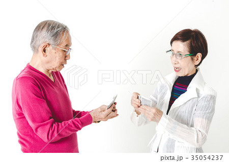 老夫婦　トランプ 35054237