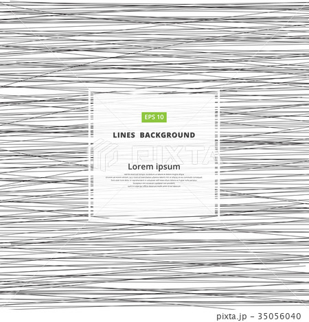 Black and white Abstract horizontal lines striped 35056040
