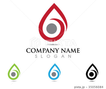 water drop Logo Template 35056084