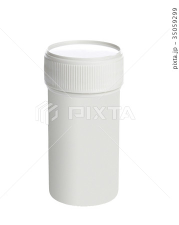 White medical container isolated White medical container isolated 35059299