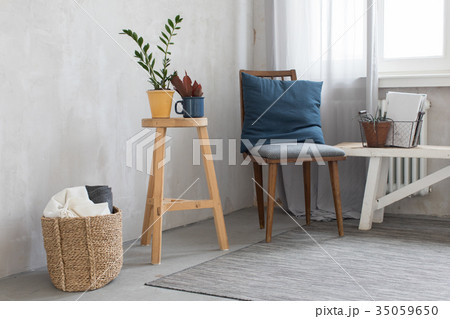 Cute interior with chair 35059650