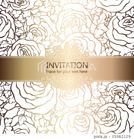 Abstract background with roses Abstract background with roses 35062129