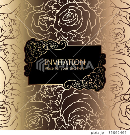 Abstract background with roses 35062465