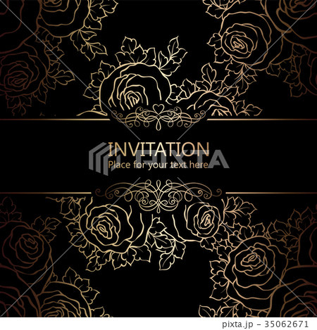 Abstract background with roses Abstract background with roses 35062671