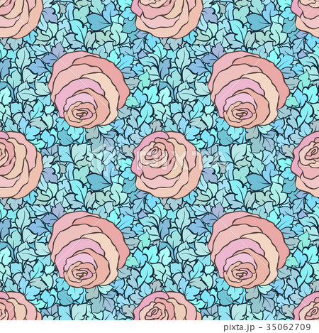 Abstract background with roses Abstract background with roses 35062709