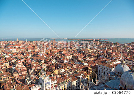 ヴェネツィア サン・マルコ 鐘楼からの眺め ヴェネツィア サン・マルコ 鐘楼からの眺め 35064776