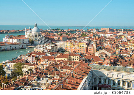 ヴェネツィア サン・マルコ 鐘楼からの眺め ヴェネツィア サン・マルコ 鐘楼からの眺め 35064788