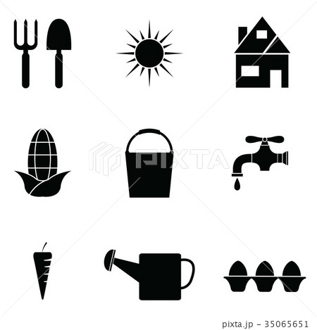 farm icon set 35065651