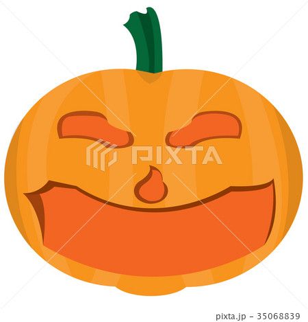 Isolated halloween pumpkin 35068839
