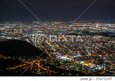 日本新三大夜景 北海道札幌市藻岩山 ※2017年10月撮影 35071247