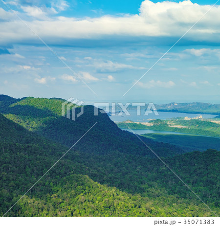 Langkawi island landscape, Malaysia 35071383