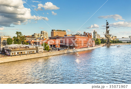 View Moscow city centre on a summer day 35071907