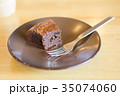 Soft focus of dessert Chocolate on the wooden Soft focus of dessert Chocolate on the wooden 35074060