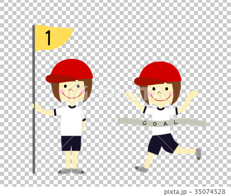 徒競走 女の子 徒競走 女の子 35074528