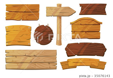 Old and retro western signs with empty space 35076143