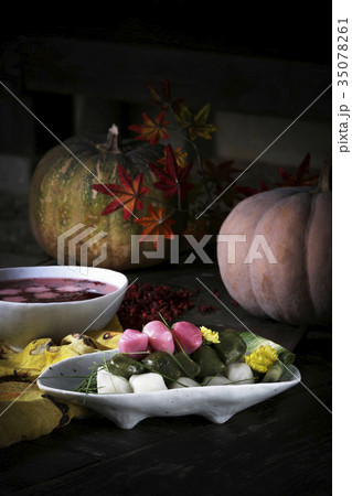カボチャ ズッキーニ 食べ物 35078261