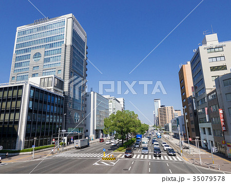名古屋都市風景 伏見通り 伏見袋町 交差点 名古屋都市風景 伏見通り 伏見袋町 交差点 35079578