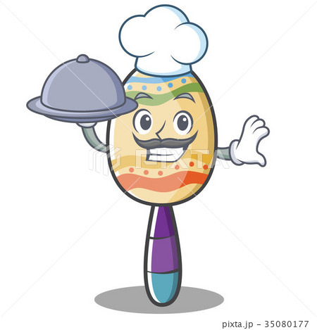 Chef maracas character cartoon style Chef maracas character cartoon style 35080177