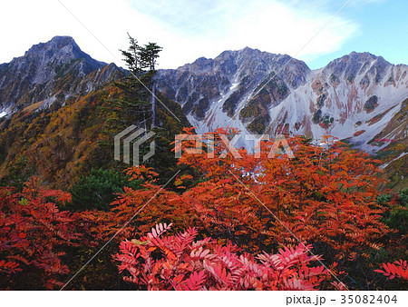 秋の穂高連峰 秋の穂高連峰 35082404
