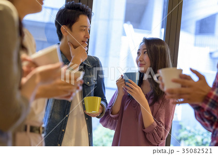 カフェ - カップル 35082521