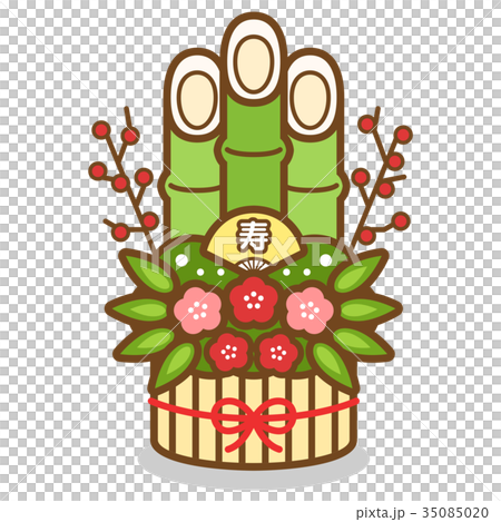 イラスト素材・門松01 35085020