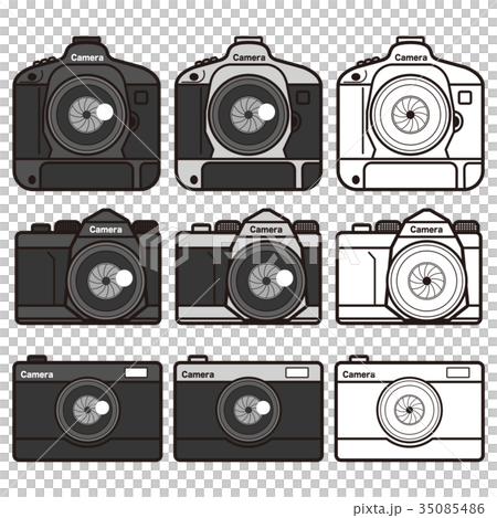 イラスト素材・カメラ01 35085486