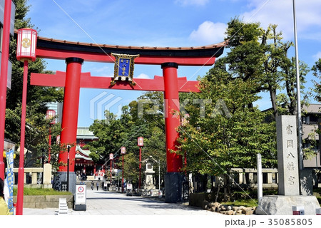 東京　門前仲町　富岡八幡宮 35085805