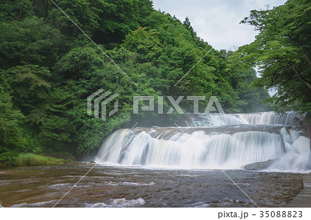 渓谷の滝　滑津大滝 35088823