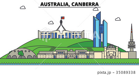 Australia, Canberra. City skyline architecture 35089338