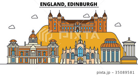England, Edinburgh. City skyline architecture 35089581