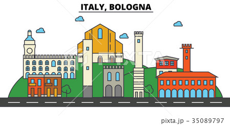 Italy, Bologna. City skyline architecture 35089797