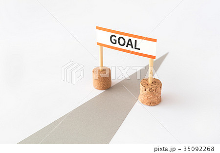 GOAL　ゴール　目標　努力 35092268