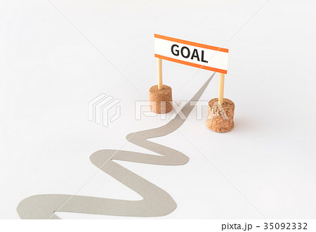 GOAL　ゴール　目標　紆余曲折　波乱万丈　努力 35092332