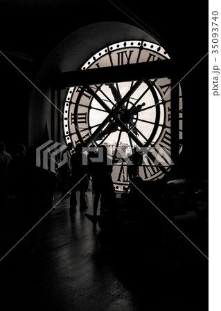 inside view of the clock of Orsay museum in Paris inside view of the clock of Orsay museum in Paris 35093740