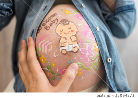 オリジナル・マタニティーペイント 35094573