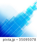 スクエア型のアブストラクト背景 35095078