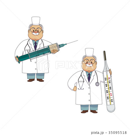 vector flat doctor, nurse surgeon characters set vector flat doctor, nurse surgeon characters set 35095518