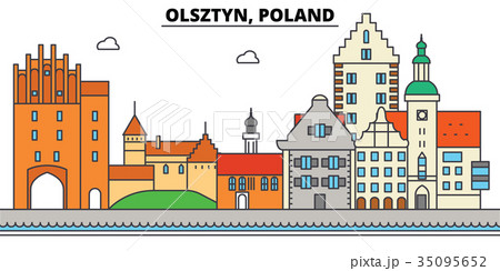 Poland, Olsztyn. City skyline, architecture Poland, Olsztyn. City skyline, architecture 35095652