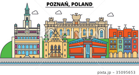 Poland, Poznan. City skyline, architecture 35095653