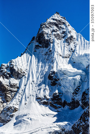 Snowy mountains of the Himalayas 35097003