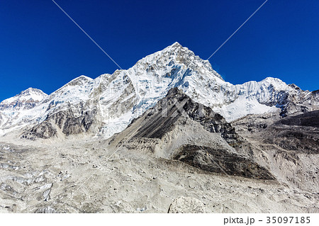 Snowy mountains of the Himalayas 35097185