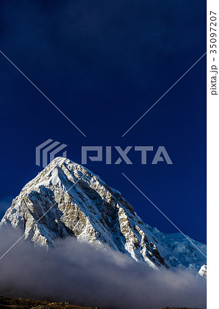 Snowy mountains of the Himalayas 35097207