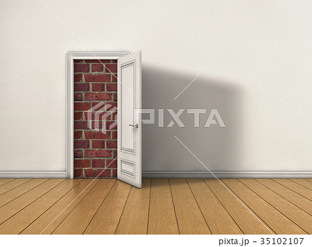 Blocked door 35102107