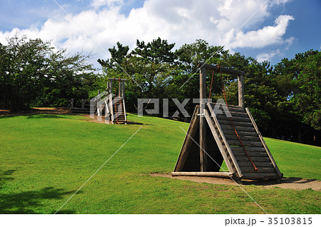 木更津潮浜公園 千葉県木更津市 木更津の写真素材