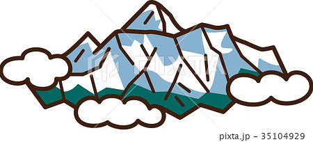 世界イラストマップ ヒマラヤ山脈のイラスト素材 35104929 Pixta