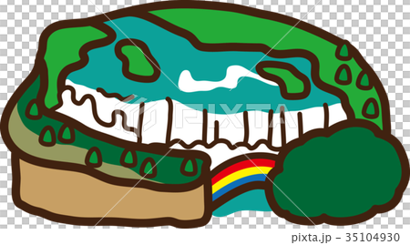 世界地圖維多利亞瀑布 35104930