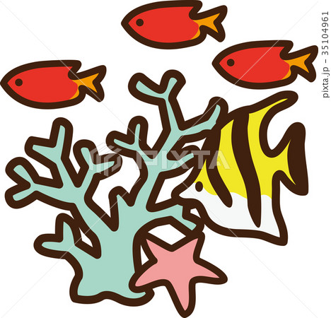 世界イラストマップ 熱帯魚 世界イラストマップ 熱帯魚 35104961