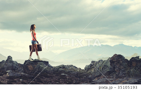 Young free hitchhiker Young free hitchhiker 35105193