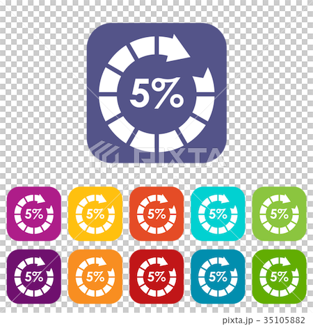 Sign 5 load icons set - Stock Illustration [35105882] - PIXTA